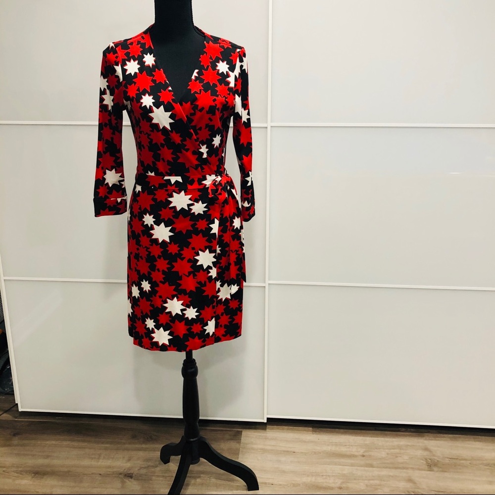 DVF Julian Wrap Dress (size 8)